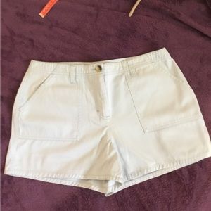 New Moda International Baby Blue High Waisted Shorts, Size 12